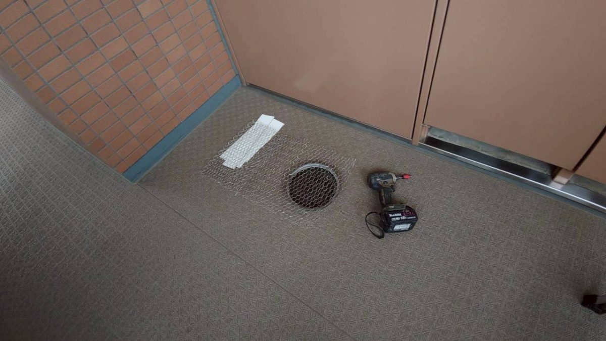 ゴキブリ対策で確認する配管の接続部と床の開口部